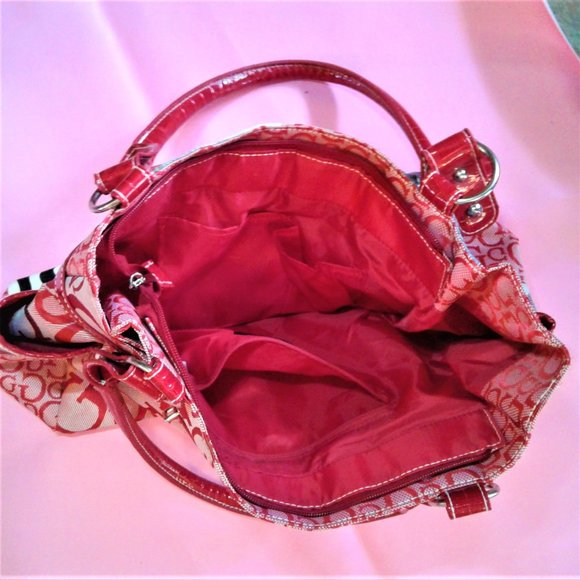 beautiful red tote bag - Picture 3 of 6